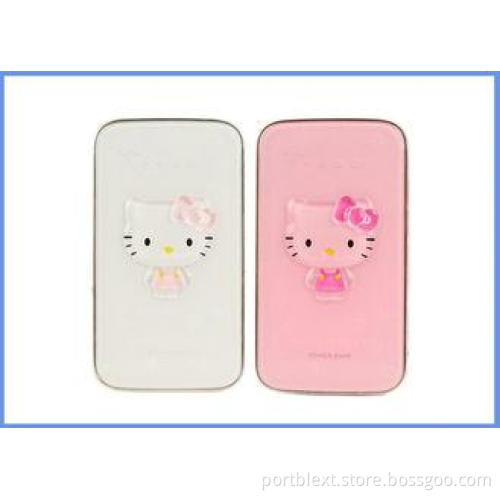 BigCapacity Slim Hello Kitty Power Bank , Lithium Polymer B